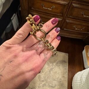 Gold Floral Bracelet